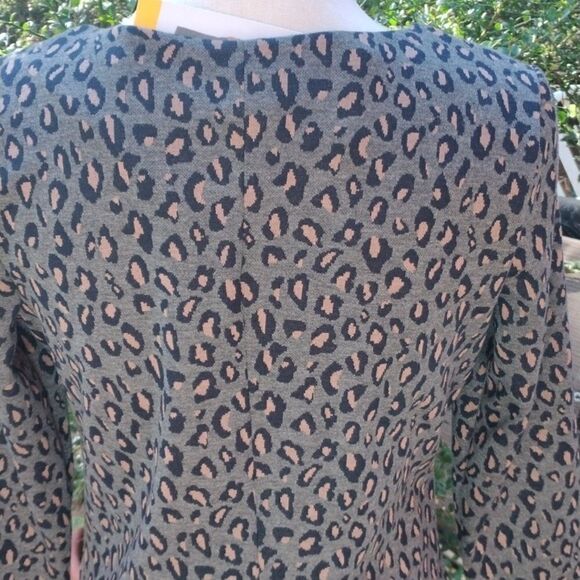 NWT Nicole Miller Original Knit Animal Print Dress - Picture 6 of 11